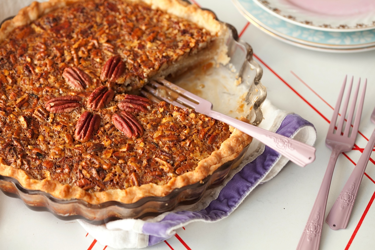 Holiday Pies: Pecan Pie.