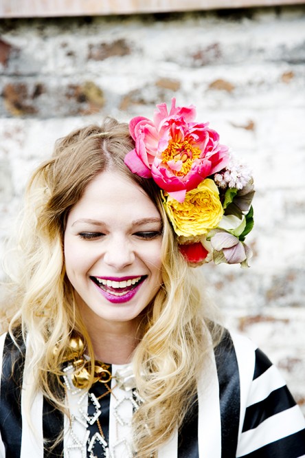 Ashley Bailey Floral Headpiece