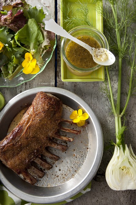 Deconstructed Lamb and Fennel Salad