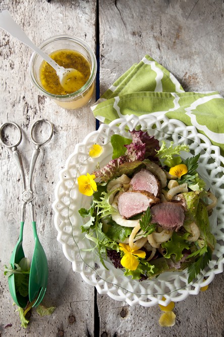 Lamb and Fennel Mint Salad (Chia Chong and Libbie Summers)