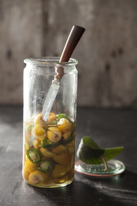 Pickled Loquats (Libbie Summers and Chia Chong)