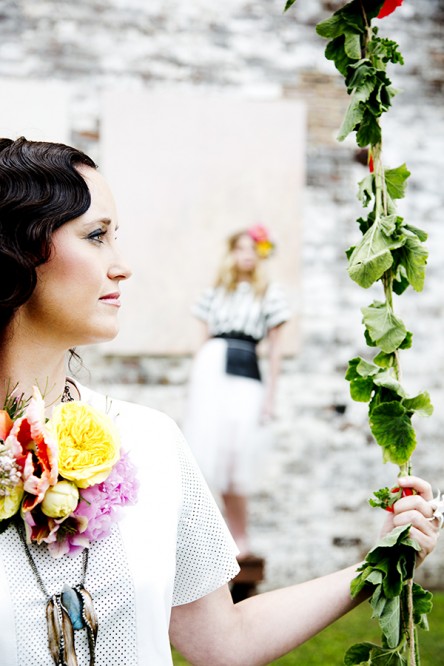 Flower Necklace by Ashley Bailey