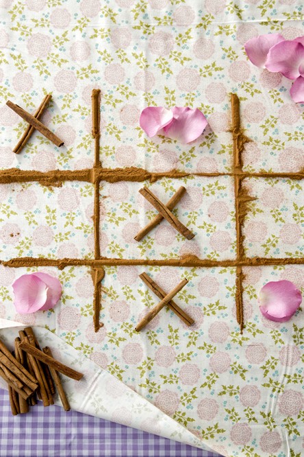 Valentine's Day Tic-Tac-Toe board (Libbie Summers and Chia Chong for Salted and Styled)