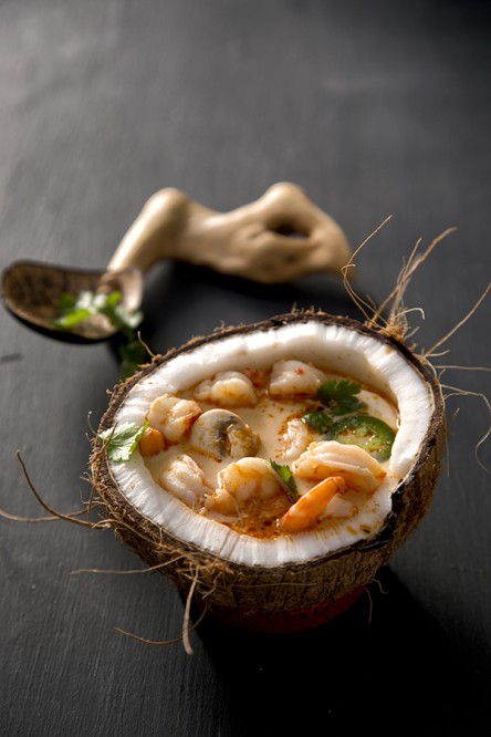 Shrimp Coconut Curry Soup (Libbie Summers and Chia Chong for Salted and Styled)