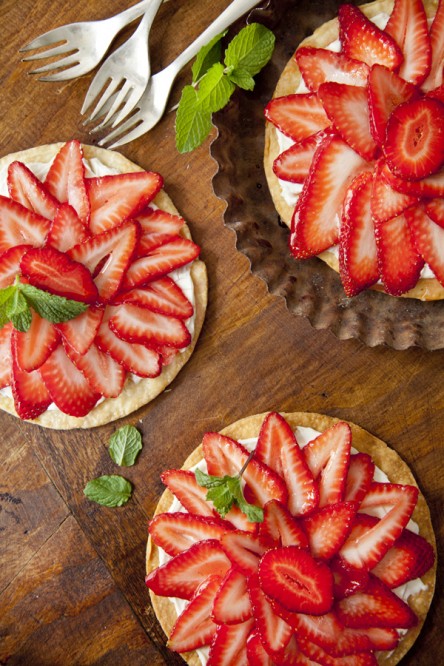 Crisp and Easy Strawberry Goat Cheese Tart (Libbie Summers and Chia Chong for Salted and Styled)