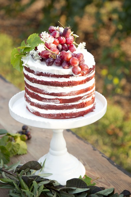 Chocolate Cabernet Naked Cake (Libbie Summers and Chia Chong for Salted and Styled)