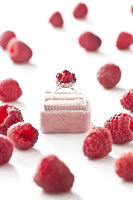 Raspberry Tart Wedding Ring (Libbie Summers and Chia Chong for Salted and Styled)